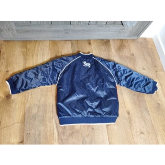 🔥Vintage Nike Team NBA Jacket Detroit Pistons Red Kids 5 Throwback 🔥 - Picture 5 of 7